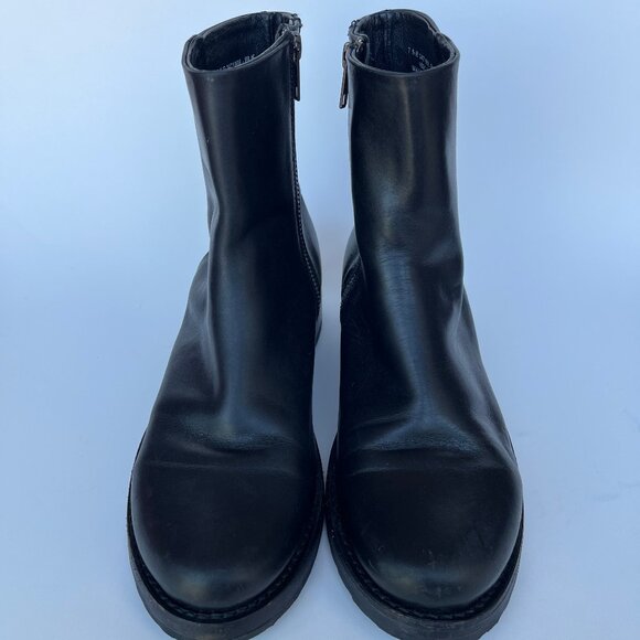 Frye Veronica Black Leather Boots - Picture 7 of 9